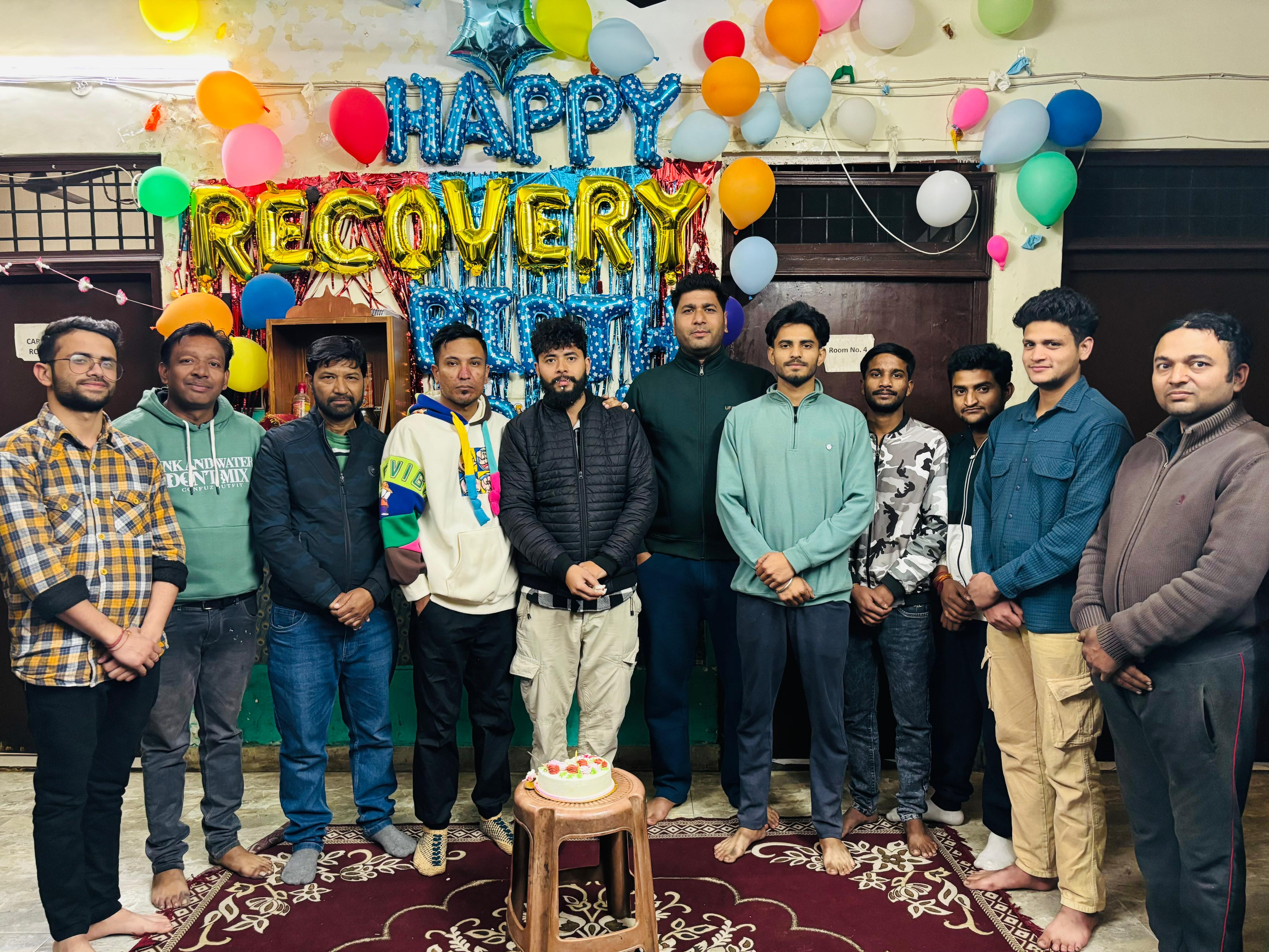 Patient celebration event Jaago Rehabilitation Centre